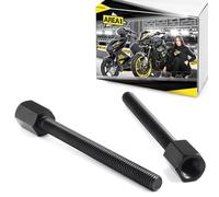 Area1 Universal Mirror Adapter Extension M10 Right to M8 x 85 mm Compatible with BMW F650GS, HP2, K1000 / Piaggio MP3, Liberty, Gilera RCR, SMT, Derbi Senda (2)