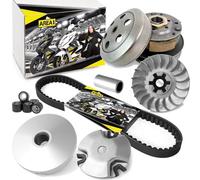 Area1 Variomatic set with V-belt and converter for scooters with 50cc 2T Minarelli engine. Compatible with Yamaha Aerox Neos Jog MBK Nitro Ovetto MachG Booster, Beta KTM Benelli, Aprilia up to 2000