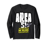 (Area51) Day Release s Funny Aliens s Conspiracy Theorist Long Sleeve T-Shirt
