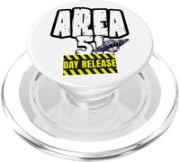 (Area51) Day Release s Funny Aliens s Conspiracy Theorist PopSockets PopGrip for MagSafe