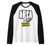 (Area51) Day Release s Funny Aliens s Conspiracy Theorist Raglan Baseball Tee