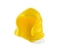 Arealight Minifigure Headgear Flexible Plastic Hood YELLOW