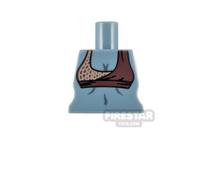 Arealight Minifigure Torso Aayla Secura SAND BLUE