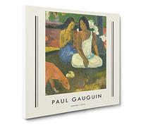 Arearea By Paul Gauguin Canvas Print | Gallery Wrapped 30mm Frame Wall Art | 20x20 inches | Ready to Hang | Impressionist Picture | Living Room Bedroom Lounge Office