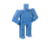 Areaware DWC4B Micro Cubebot Wooden Toy - Blue