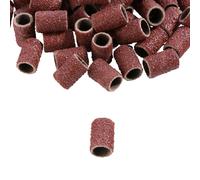 AREBOS 100Bands Nail Sanding Grit Abrasive Caps Abrasive Belts Nail Grit 100/120