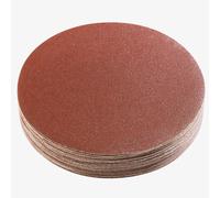 AREBOS 30 x hook and loop Sanding Discs/Sandpaper | 225 mm | grit: P80-240