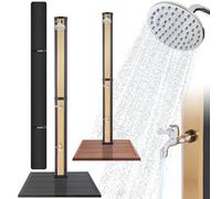 AREBOS 35L Solar Shower Pool Shower Camping Garden Shower Outdoor Rain Shower