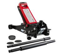AREBOS 3 t hydraulic jack with 85-500 mm lifting height - Red/black