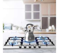 Arebos 5burner gas hob Stainless steel stove with automatic flame protecti