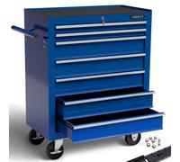 AREBOS Roller Tool Cabinet Storage 7 Drawers Toolbox Tool Chest, Trolley