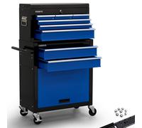 AREBOS Roller Tool Cabinet Storage 9 Drawers Toolbox Tool Chest, Trolley