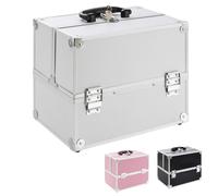 AREBOS Beauty Case Vanity Case Make Up- Cosmetic Salon Nail Art Vanity Box Case
