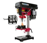 Arebos Bench Drill | Column with Integrated Positioning Laser | 500 W | 13 mm Chuck and vice Included | 5 Speed Settings | 0-45° tilt Angle