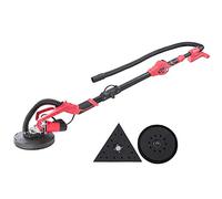 Arebos disc Sander, Long-Neck Sander with Dual-pad Sanding Head (710 watt, Ø 225 mm,Telescopic Rod, Suction System, swivelling Head, Including 12 Sanding Discs and case, GS Tested)