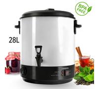 AREBOS Electric Catering Hot Drink Dispenser Mulled Wine Dispenser with Timer and Thermostat 2500 W