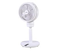 Arebos Fan 55 W | 3D Oscillation | Diameter 23 cm | Very Quiet | Height Adjustable with 4 Power Levels | Timer & Remote Control
