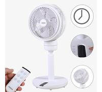 AREBOS fan 55W | 3D oscillation | Ø 23cm | extra quiet | height adjustable, with 4 power levels, timer & remote control