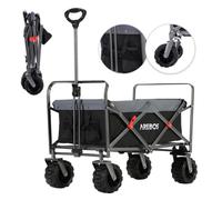 AREBOS Handcart | Transport cart | up to 100 kg | Foldable | Cart | Black / Grey