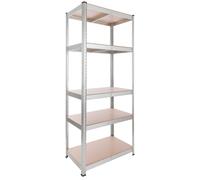 AREBOS Heavy Duty Shelving | Basement Shelving Storage| Boltless Shelving 180x75x45cm