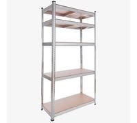AREBOS heavy duty shelving unit | 35.4 x 15.8 x 70.9 in (90 x 40 x 180 cm) | load capicity up to 1929 lbs (875 kg) | Easy Assembly