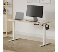AREBOS Height Adjustable Desk Frame | White