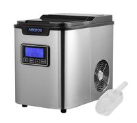 Arebos Ice Cube Maker | 12 kg / 24 h | 10-15 minutes production time | 3 ice cube sizes