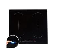 Arebos Induction hob | 7200 W | 4 hobs with 2 Double Flex Zones | 59 cm | self-Sufficient | with Sensor Touch, Timer, childproof Lock, overheating Protection, auto Shut-Off