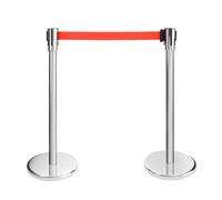 AREBOS Personal Guidance System Demarcation Stand Barrier Red