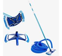 AREBOS Pool Brush Floor Vacuum Cleaner Pool Cleaner Floor Cleaner Set