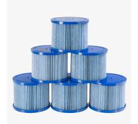 AREBOS 6x Antimicrobial Filter for Spa Pool Whirlpools filters & cleans