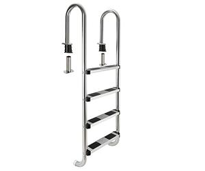 Arebos Pool Ladder | 3 or 4 steps | Anti-slip Surfaces on the Steps | 4 steps