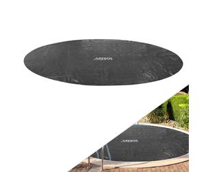 AREBOS Pool Solar Foil/Cover Solar Cover round Ø3,66m black cover thickness 120µm solar roll cuttable pool heating for water heating heat cover