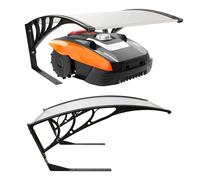 AREBOS Robotic Lawnmower Garage Roof Carport Canopy for robotic lawnmower