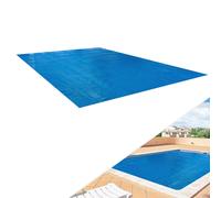 Arebos Solar Pool Cover in different sizes | round or rectangular | blue | 400 micron | 20 x 13 ft (6 x 4 m)