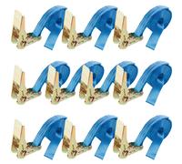 AREBOS tension belts Ratchet Straps 4m x 25mm one-piece 10x lashing straps 800kg