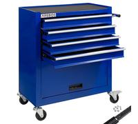 AREBOS Roller Tool Cabinet Storage 4 Drawers Toolbox Tool Chest, Trolley