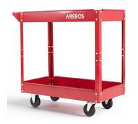Arebos Workshop Tool Trolley with 2 or 3 levels/Large load capacity up to 220 lbs (2 levels)