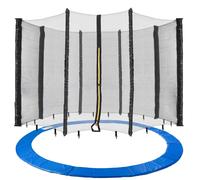AREBOS Trampoline Safety Net + Edge Cover Edge Protection 430 cm 8 Poles
