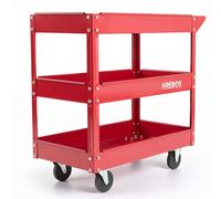 AREBOS Workshop trolley Assembly trolley Multifunctional trolley with 3 shelves