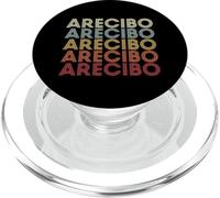 Arecibo Puerto Rico Arecibo PR Vintage Text PopSockets PopGrip for MagSafe