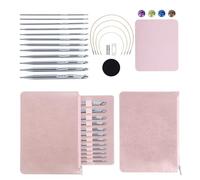 Arecobticy 12Pcs Interchangeable Crochet Hook Set 3.0mm-10mm Tunisian Crochet Hook with Cable for Beginner Knitting Weaving Project Professional