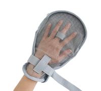Arecobticy 1pc/2pcs Protective Gloves with Breathable Net Fabric Adjustable Restraint Bands Injury Gloves