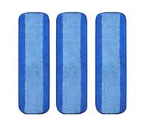 Arecobticy 3Pack Microfiber Mop Refills For Mop 18inch Washable And Reusable Pad For Hard Surfaces Floor Hard Surfaces Floor