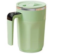 Arecobticy Automatic Stirring Mug Rechargeable Mixing Cup with LED Temperature Display for Coffee/Milk/Protein Powder Rechargeable Coffee Mixer