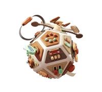 Arecobticy Baby Early Education Puzzle Ball 22 Side Activity Cubes Puzzle Toy for Texture Exploration and Logical Space Thinking Fine Motor Skill Training Toy