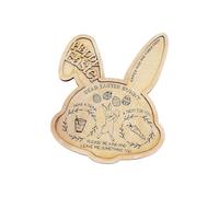 Arecobticy Charcuterie Fillable Rabbits Tray Wooden Bow Board Box Table Decorations for Party Easter Home Decorations Fillable Rabbits Tray
