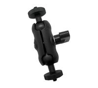 Arecobticy Double Ball Head Arm With 360 Degree 1/4inch Screw Ball Mount For Camera Clamp Monitor Video Light Microphone Tripod Aluminum Camera Bracket Adjustable