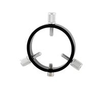 Arecobticy Easy to Use Stability Guiding Rings for Telescopes 3 Point Structure Accurate Tracking Light Weight Metal Materials Three Point Astrophotography Guide Rings