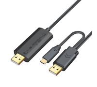 Arecobticy Fast USB2.0 / USB3.0 Type C Cable for Efficient Data Migration Between Two Computers Supporting Up to 480 Mbps and 5Gbps USB File Transfer Cable